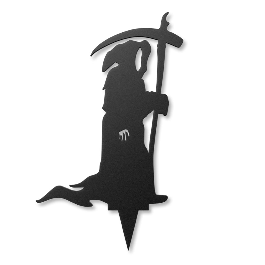 Grim Reaper Metal Yard Art, Halloween Decor - Moonarch, image size:900x900