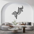 Crypto Bull and Bear Metal Wall Art
