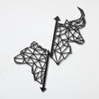 Crypto Bull and Bear Metal Wall Art
