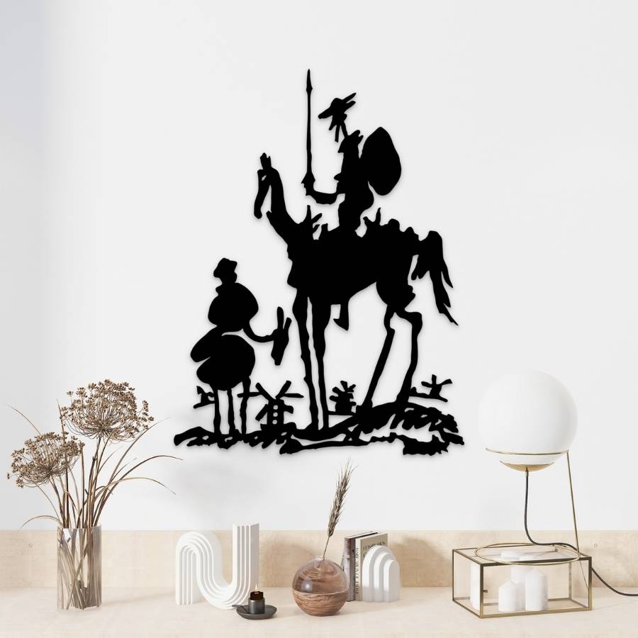 Metal Wall Decor, Don Quixote sale Metal Decor, Metal Wall Art, Home Wall Hangings, H