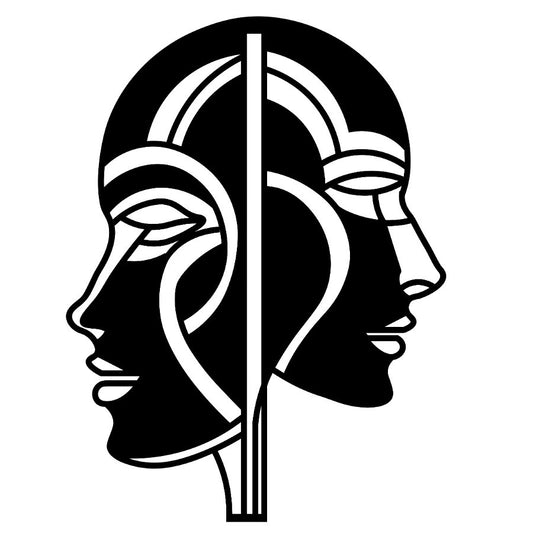 Abstract Dual Face Metal Wall Art