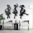 Elegant Flamenco Dancers Metal Wall Art