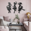 Elegant Flamenco Dancers Metal Wall Art