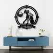Personalized Golf Silhouette Metal Wall Art