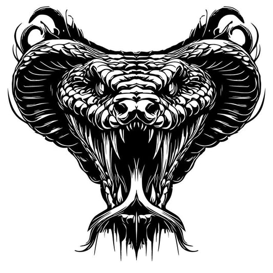 Fierce Cobra Metal Wall Art