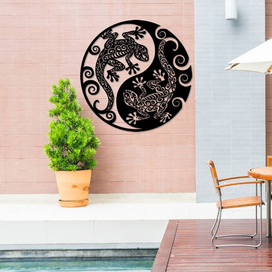 Gecko Metal Wall Art