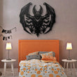 Gothic Bat Demon Metal Wall Art