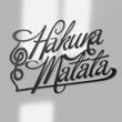 Hakuna Matata Metal Wall Art Decor