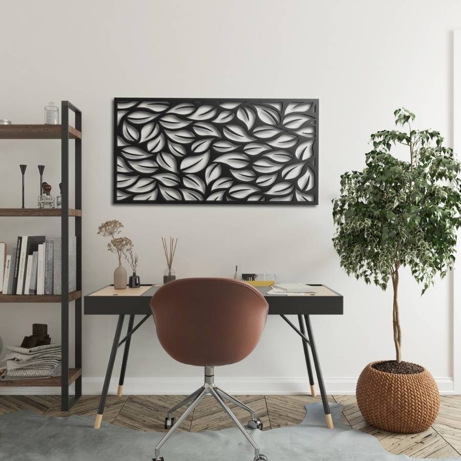 Leaves Abstract Metal Wall Art