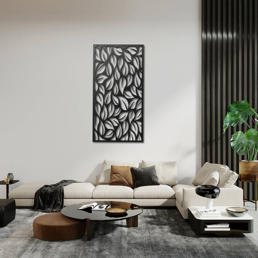 Leaves Abstract Metal Wall Art