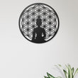 Buddha Life Of Flower Metal Wall Art Decor