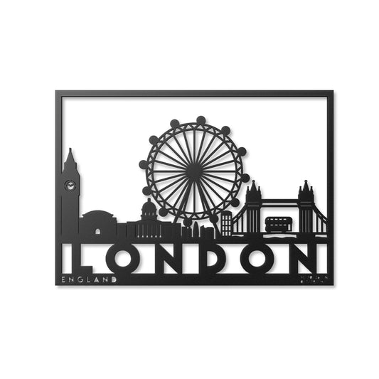 London City Metal Wall Art Decor