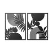 Bohemian Mid Century Modern Metal Wall Art Decor