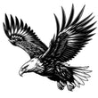 Majestic Eagle Metal Wall Art