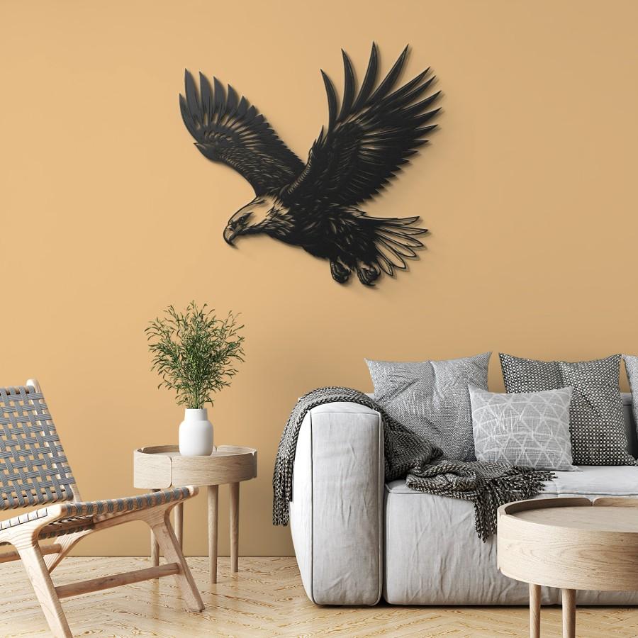 Majestic Eagle Metal Wall Art