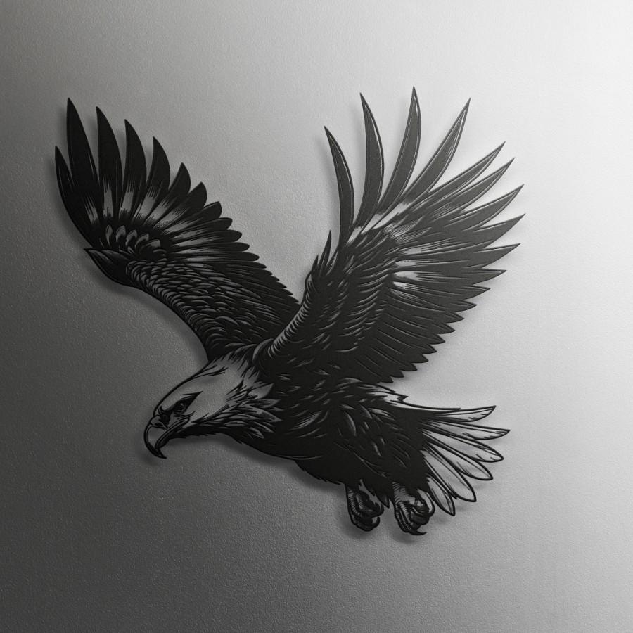 Majestic Eagle Metal Wall Art