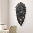 Majestic Tribal Queen Metal Wall Art