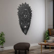 Majestic Tribal Queen Metal Wall Art
