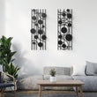 Rhythmic Mid Century Metal Wall Art Set Of 2