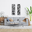 Lunar Mid Century Modern Metal Wall Art Set Of 2