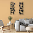 Rhythmic Mid Century Metal Wall Art Set Of 2