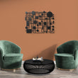 Contemporary Mid Century Modern Metal Wall Art