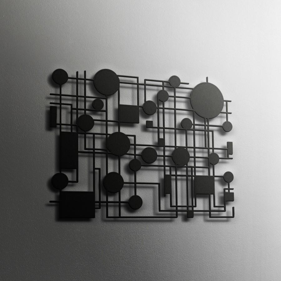Contemporary Mid Century Modern Metal Wall Art