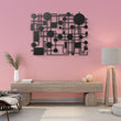 Contemporary Mid Century Modern Metal Wall Art