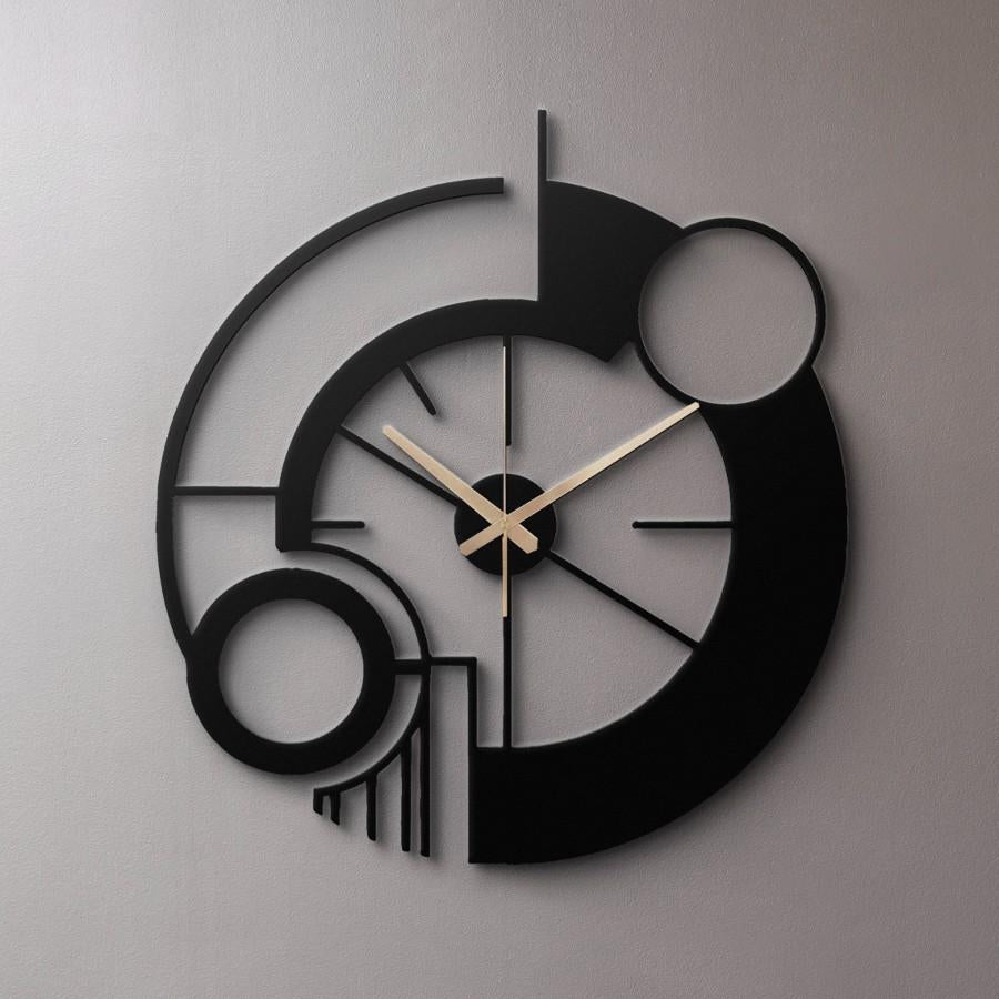 Modern Abstract Metal Wall Clock