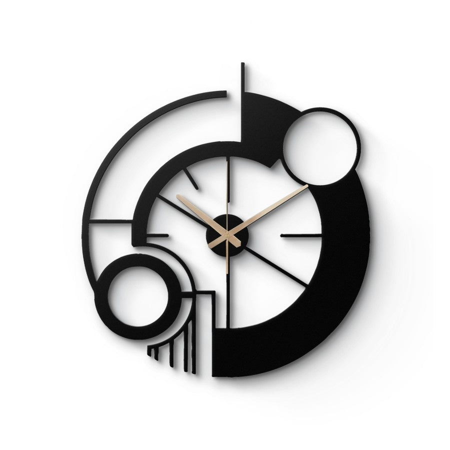 Modern Abstract Metal Wall Clock