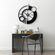 Modern Abstract Metal Wall Clock