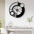 Modern Abstract Metal Wall Clock