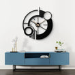Modern Abstract Metal Wall Clock
