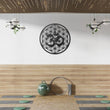 Om Life Of Flower Metal Wall Art Decor