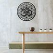 Om Life Of Flower Metal Wall Art Decor