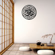 Om Life Of Flower Metal Wall Art Decor