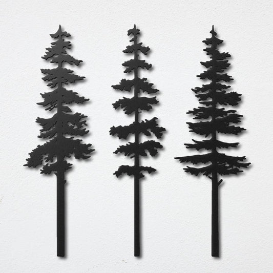 Forest Decor Pine Tree Metal Wall Art