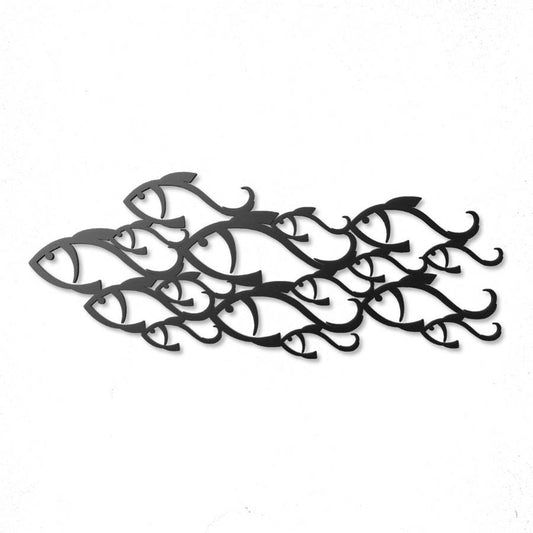 School of Fish Metal Wall Art