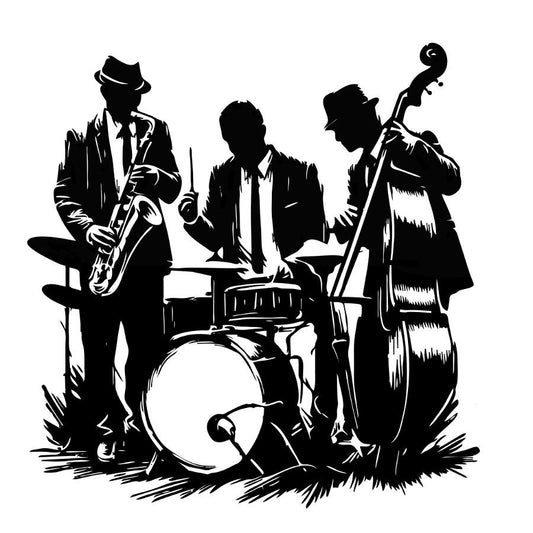 Swing Jazz Club Metal Wall Art