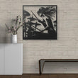 Female Drummer Metal Wall Art