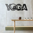 Yoga Metal Wall Art Decor