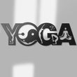 Yoga Metal Wall Art Decor