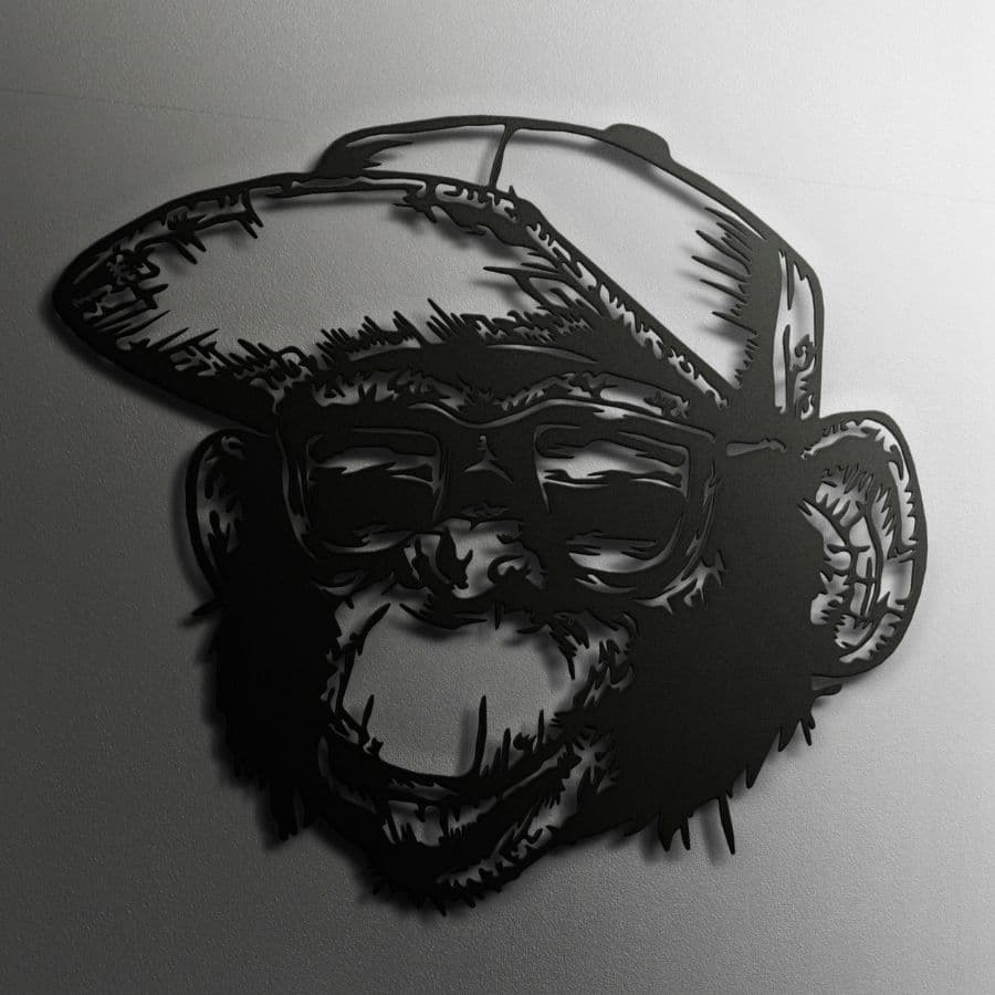 Monkey Metal Wall Art Decor