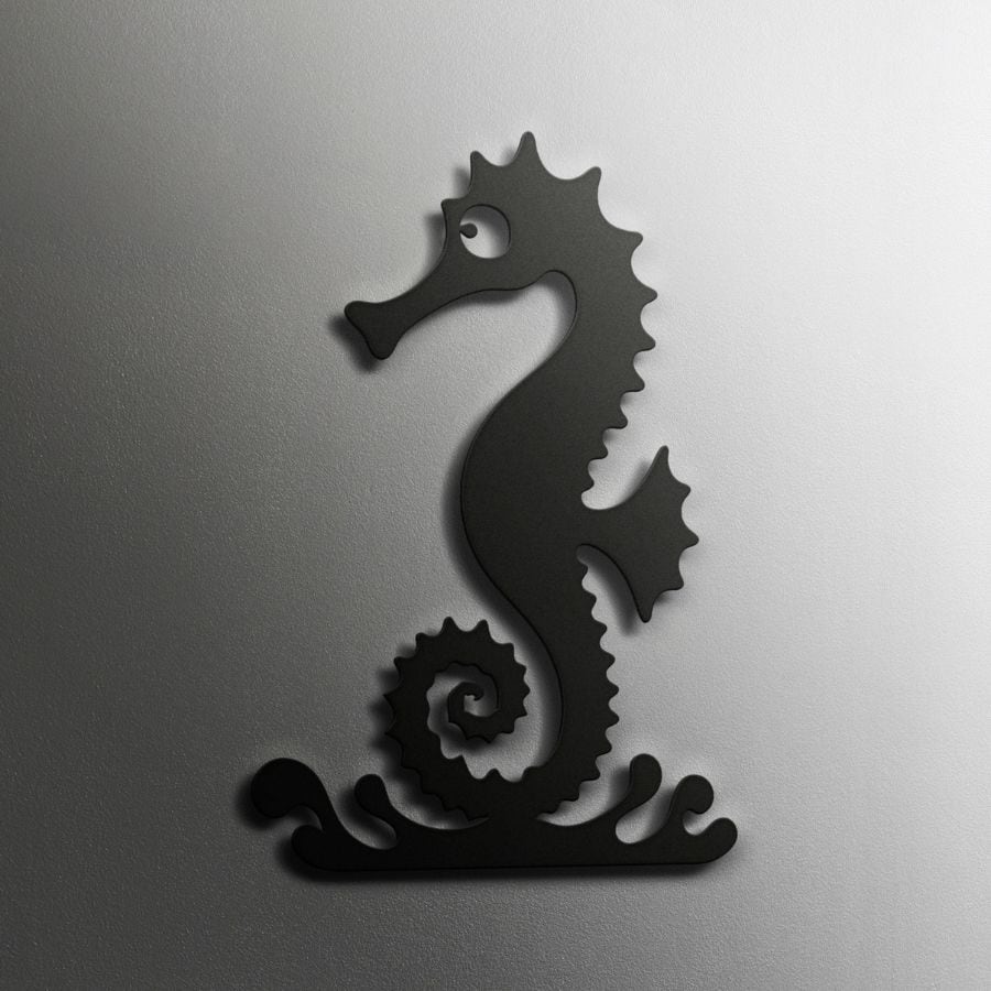 Sea Horse Metal Wall Art