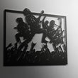 Rock Concert Metal Wall Art