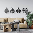 Four Elements Metal Wall Art