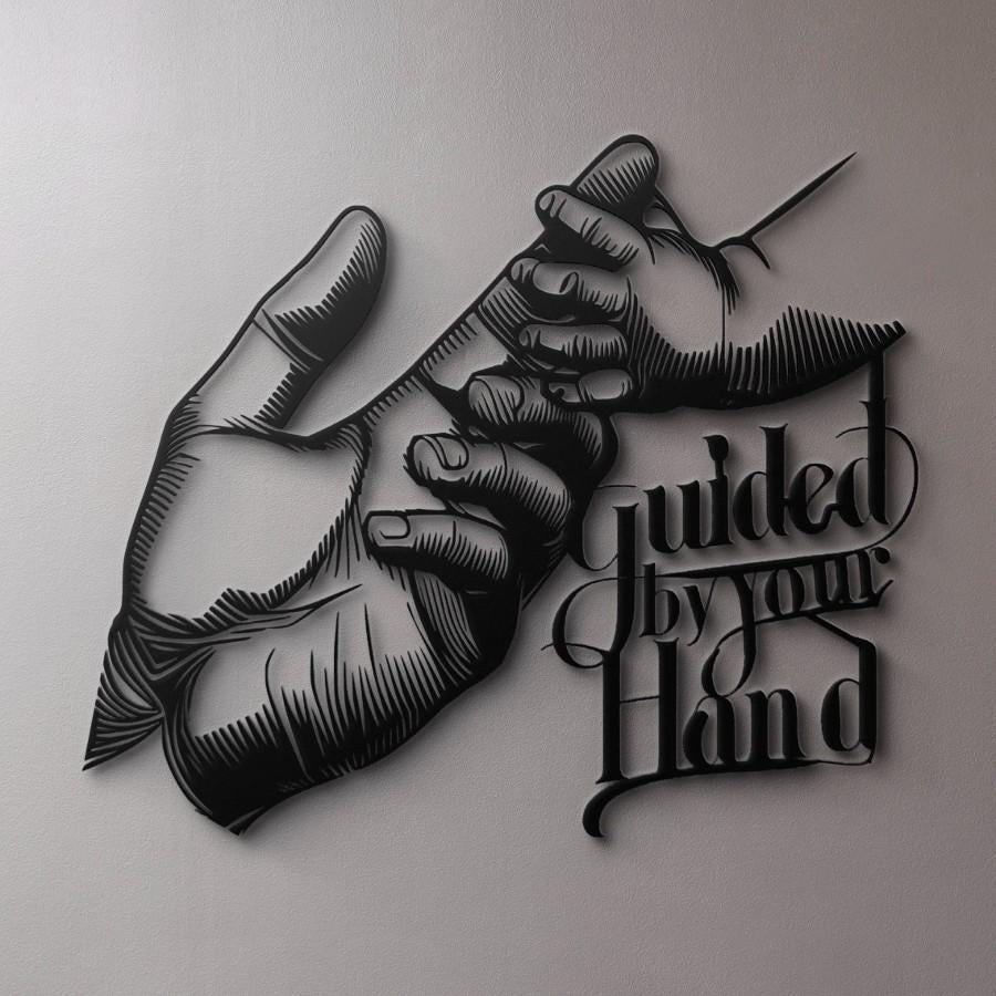 Father's Hand Metal Wall Art