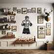 Customizable Boxer Metal Wall Art