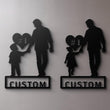 Custom Number One Dad Metal Wall Art