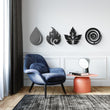 Four Elements Metal Wall Art